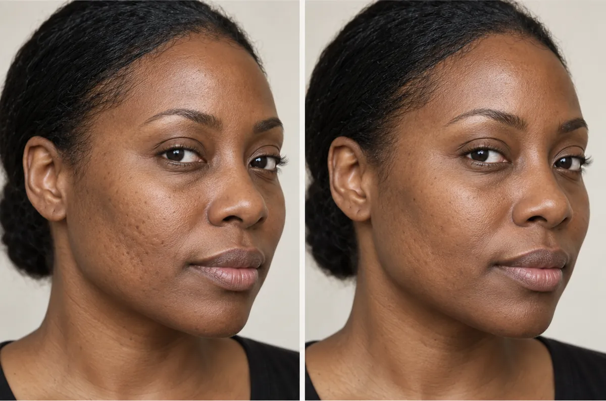 Before and after Collagen therapy — foundational skin support by Dr. Anna Arsenous